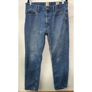 Red Head Jeans Men's Adult‎ Size 35/34 Denim Blue Jeans 5 Pocket Belt Loops